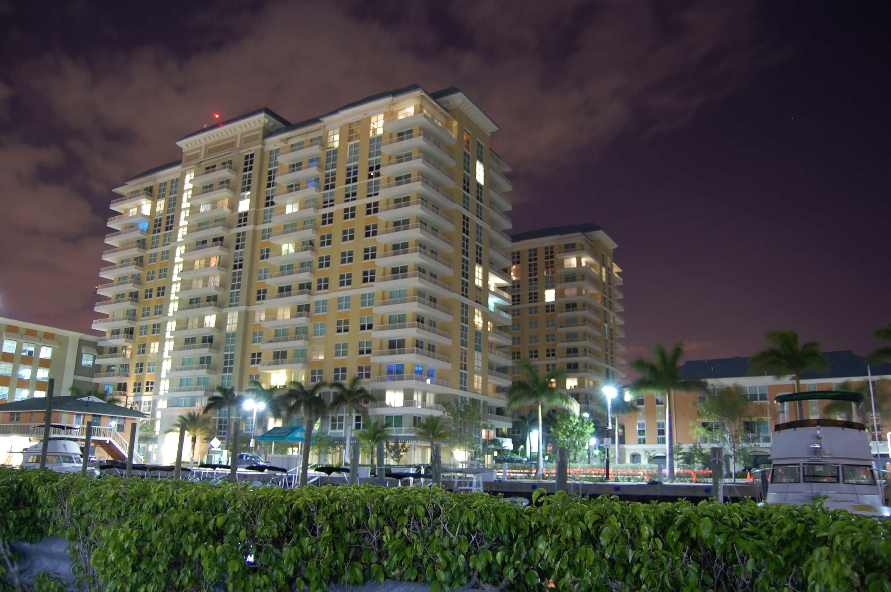 Marina Village waterfront area in Boynton Beach, Florida
